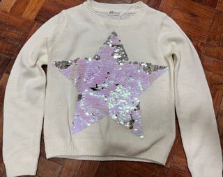 H&M Sequenced Star Sweater