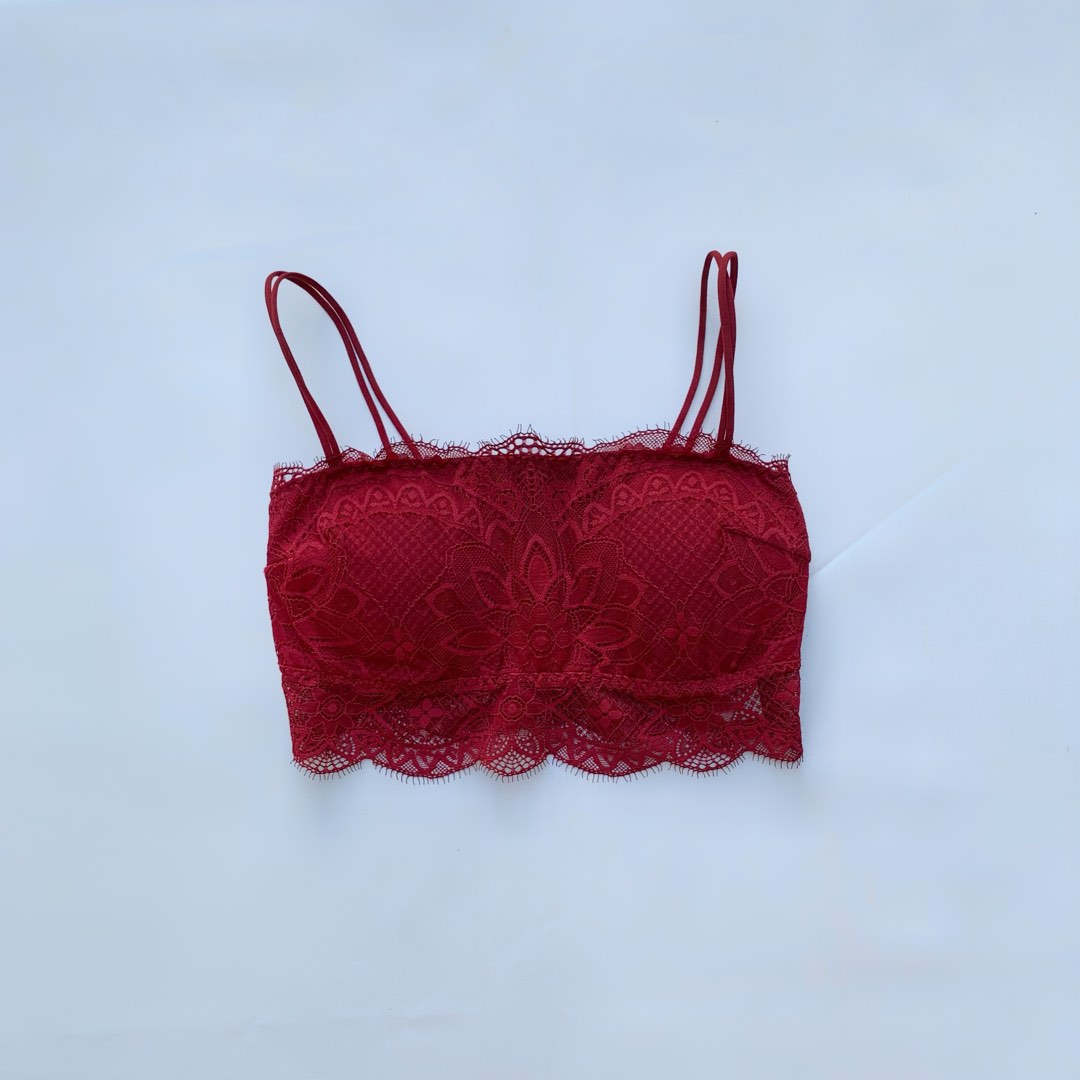 Hollister Red Bralette Top