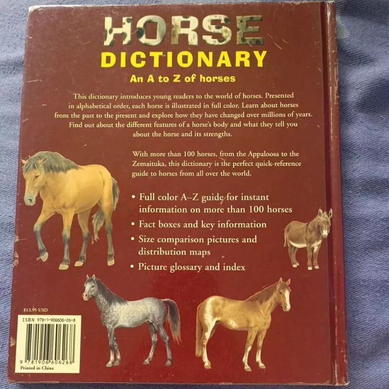 Horse Dictionary kids book, Hobbies & Toys, Books & Magazines, Children