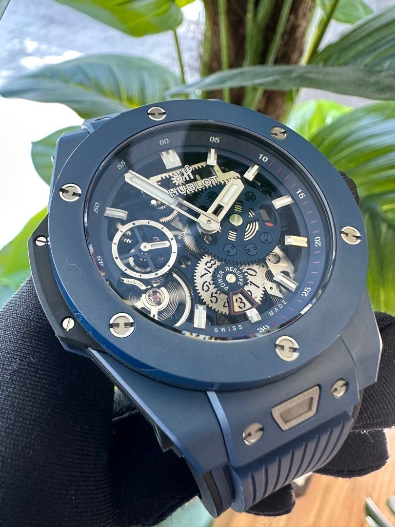 Hublot meca 10 on sale blue