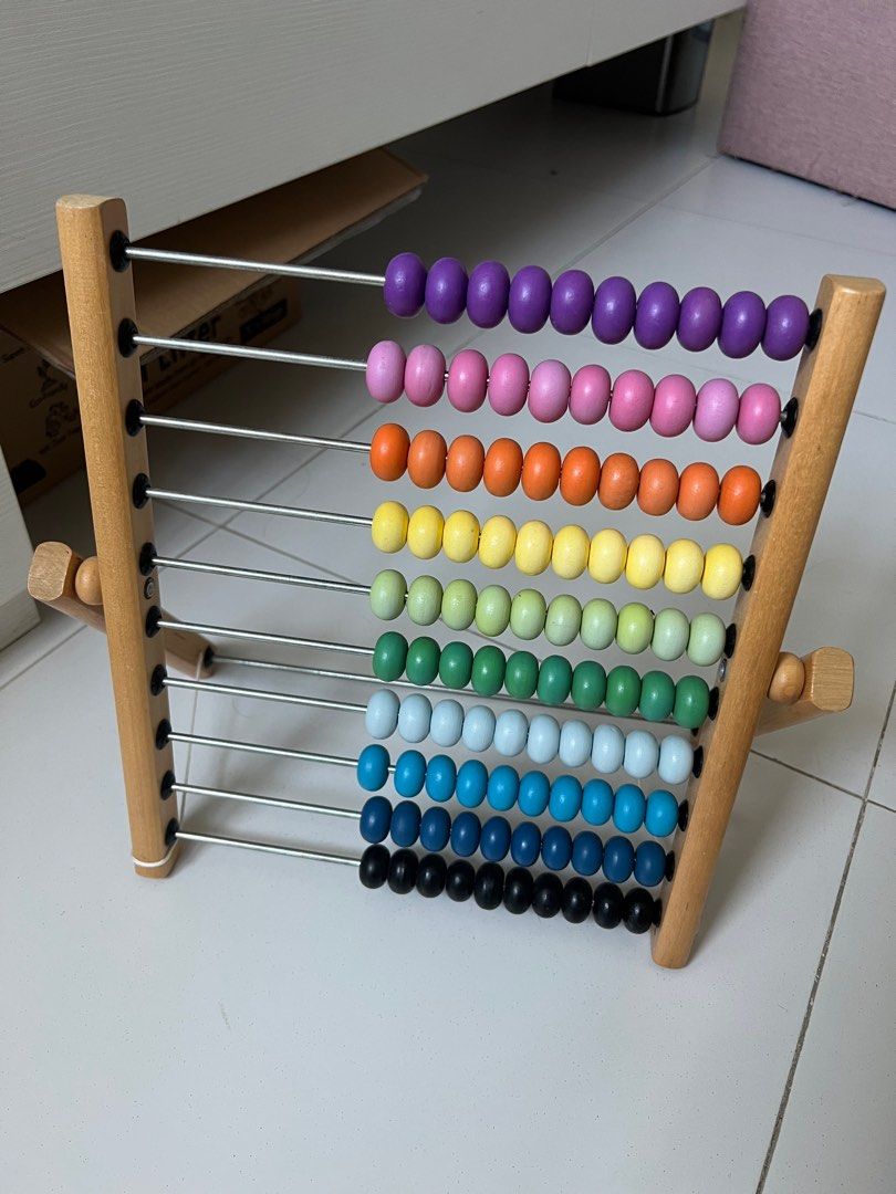 Ikea abacus toy top