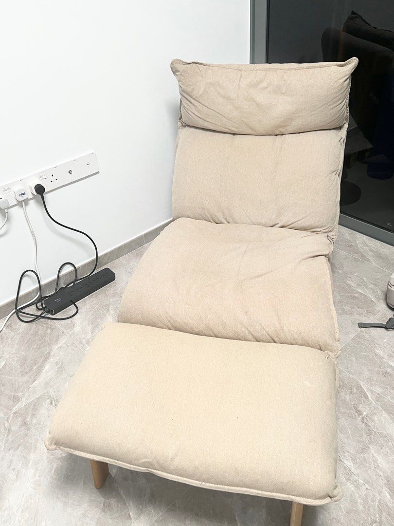 IKEA Reclining Sofa, Furniture & Home Living, Furniture, Sofas on Carousell