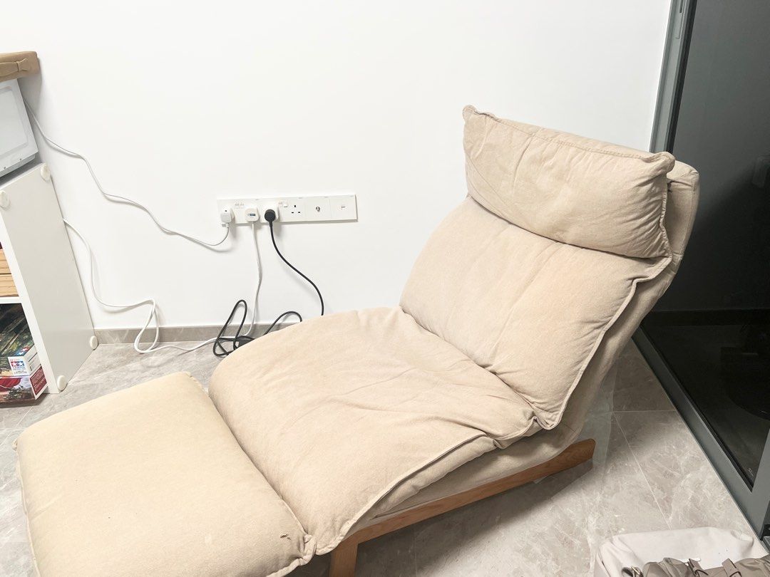 IKEA Reclining Sofa, Furniture & Home Living, Furniture, Sofas on Carousell