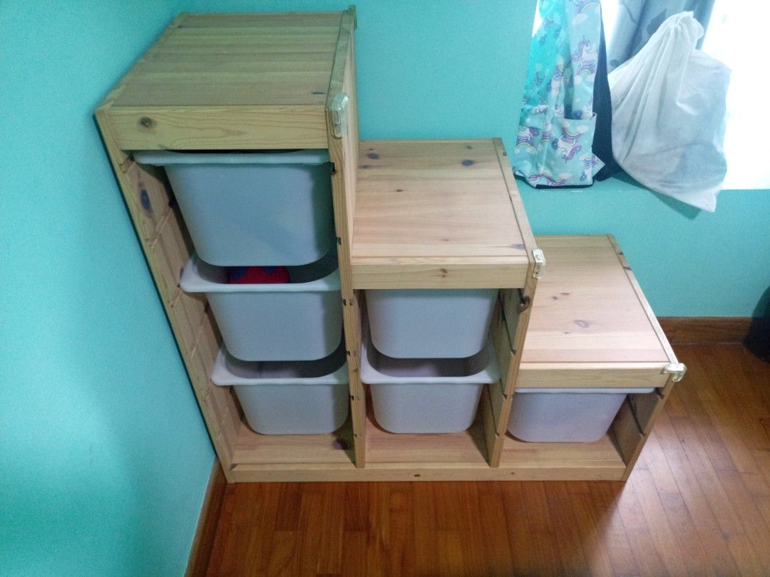 IKEA toy storage, Furniture & Home Living, Furniture, Shelves,