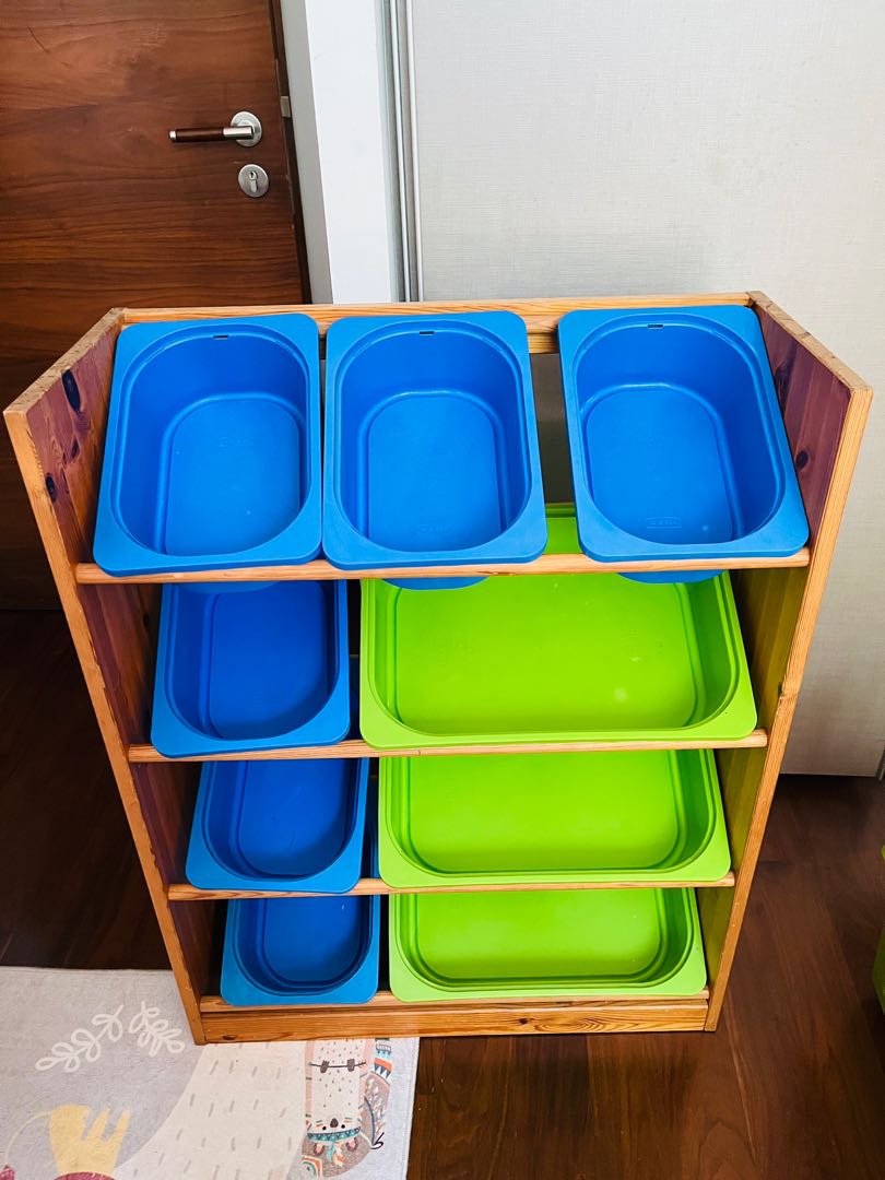 IKEA toy storage with boxes, Babies & Kids, Baby Nursery & Kids