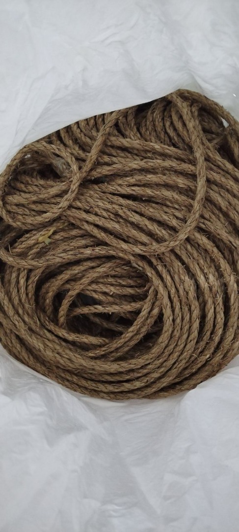 Jute Rope (1 cm diameter), Furniture & Home Living, Home Improvement ...