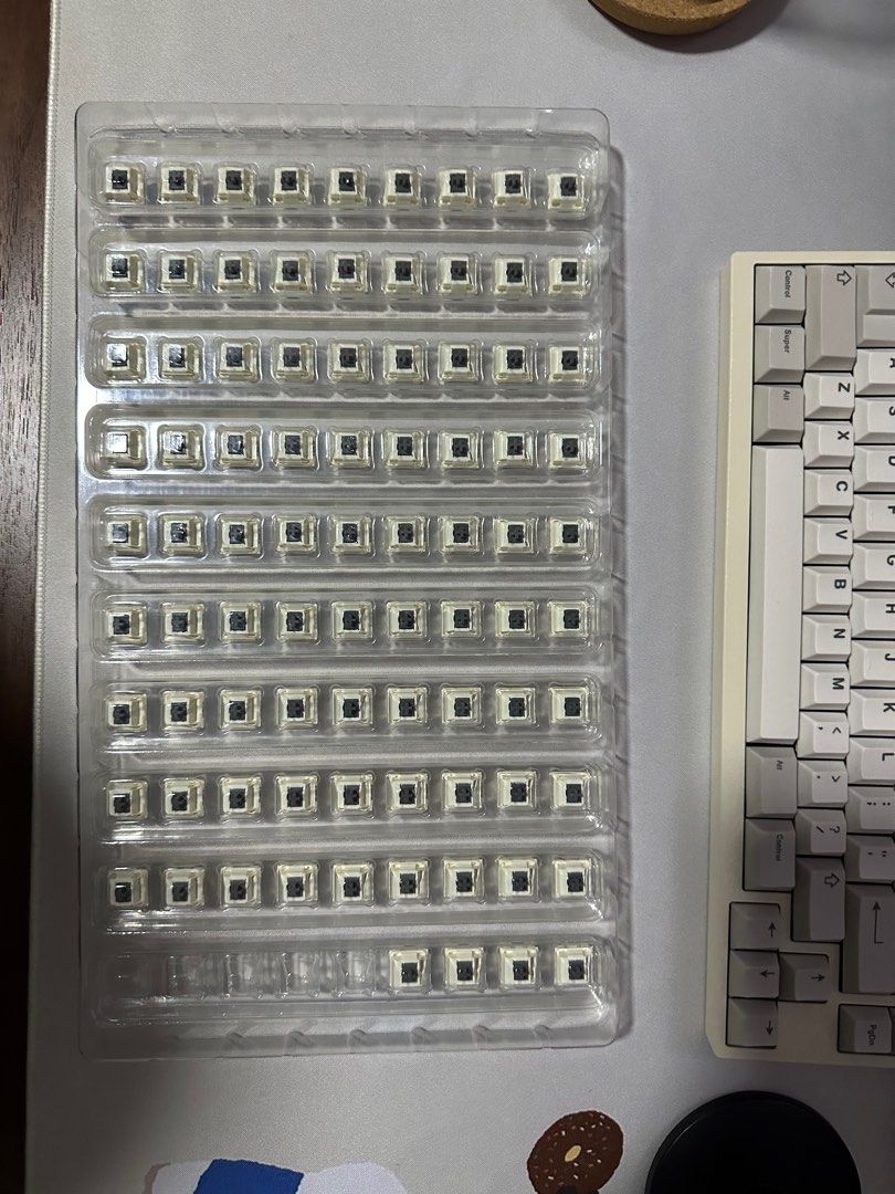 Kailh Ashen Switches x85 pcs (from QK75 GB), Computers & Tech, Parts