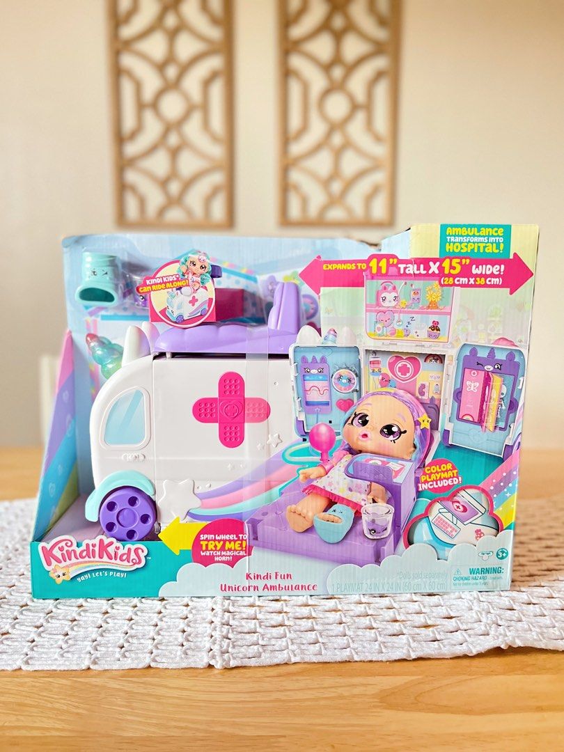 Kindi Kids Hospital Corner Unicorn Ambulance Hobbies Toys Toys Kindi Kids Hospital Corner Unicorn Ambulance Hobbies Toys Toys