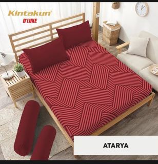 Kintakun d'luxe seprai 180*200 motif atarya