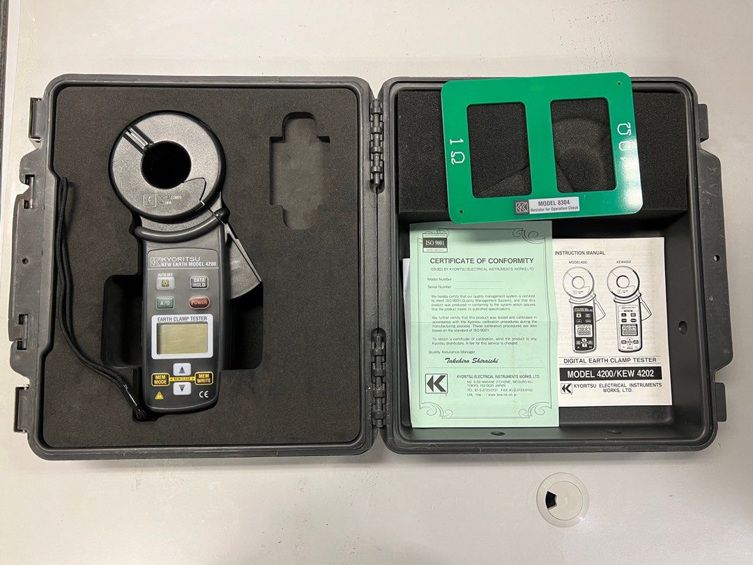 Kyoritsu Earth Tester Model 4200, Computers & Tech, Parts & Accessories