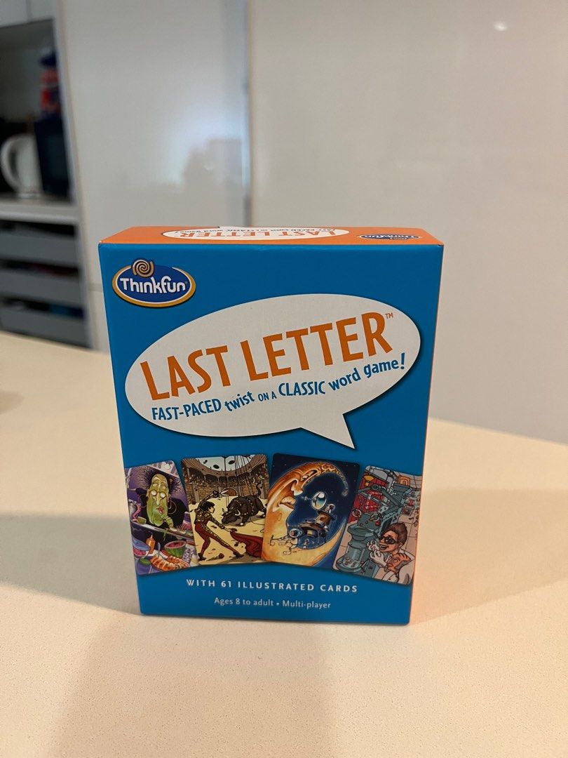 Last letter game, Hobbies & Toys, Toys & Games on Carousell