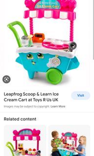 Leapfrog ice cream cart
