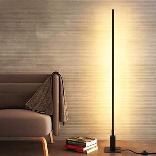 Led Black Stick Floor Lamp