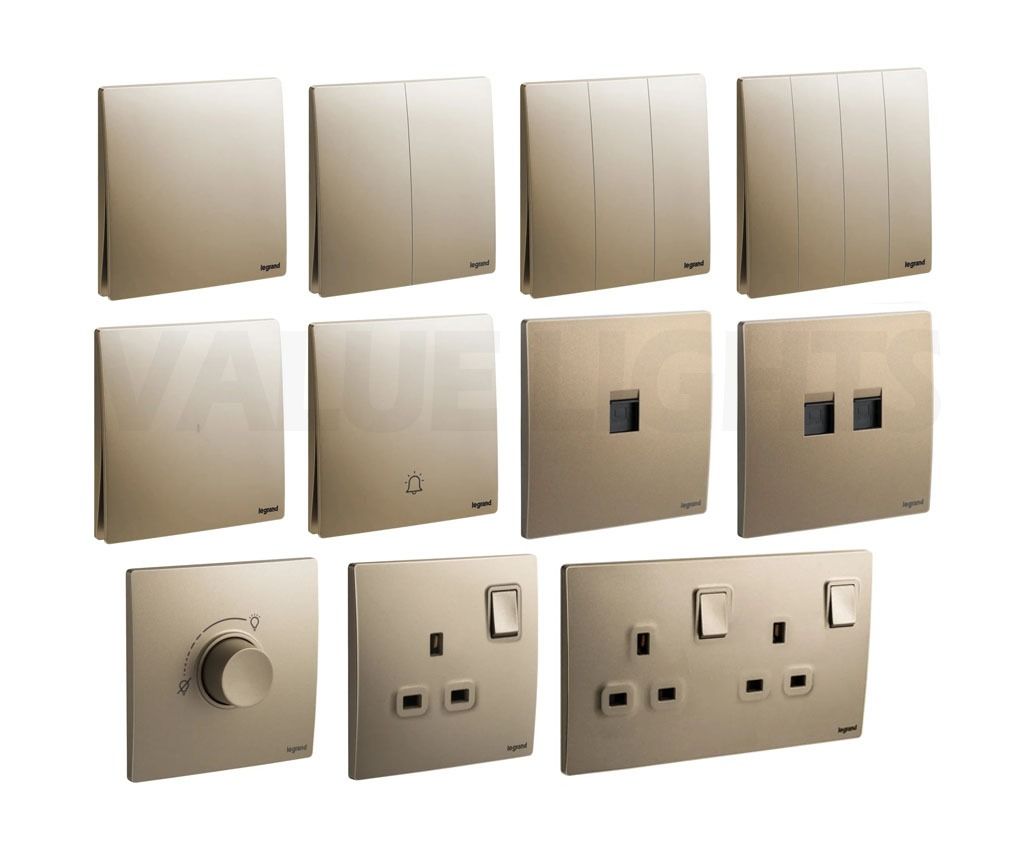 Legrand Mallia Senses 2022 Newest Designer Switch Socket Heater Safety