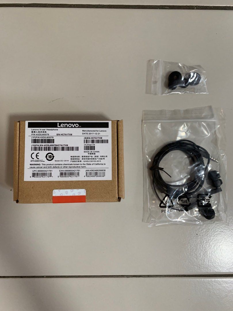Lenovo in shop ear headphone 4xd0j65079