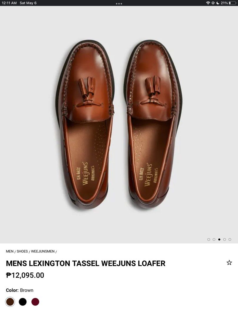 Lexington tassel weejuns hotsell