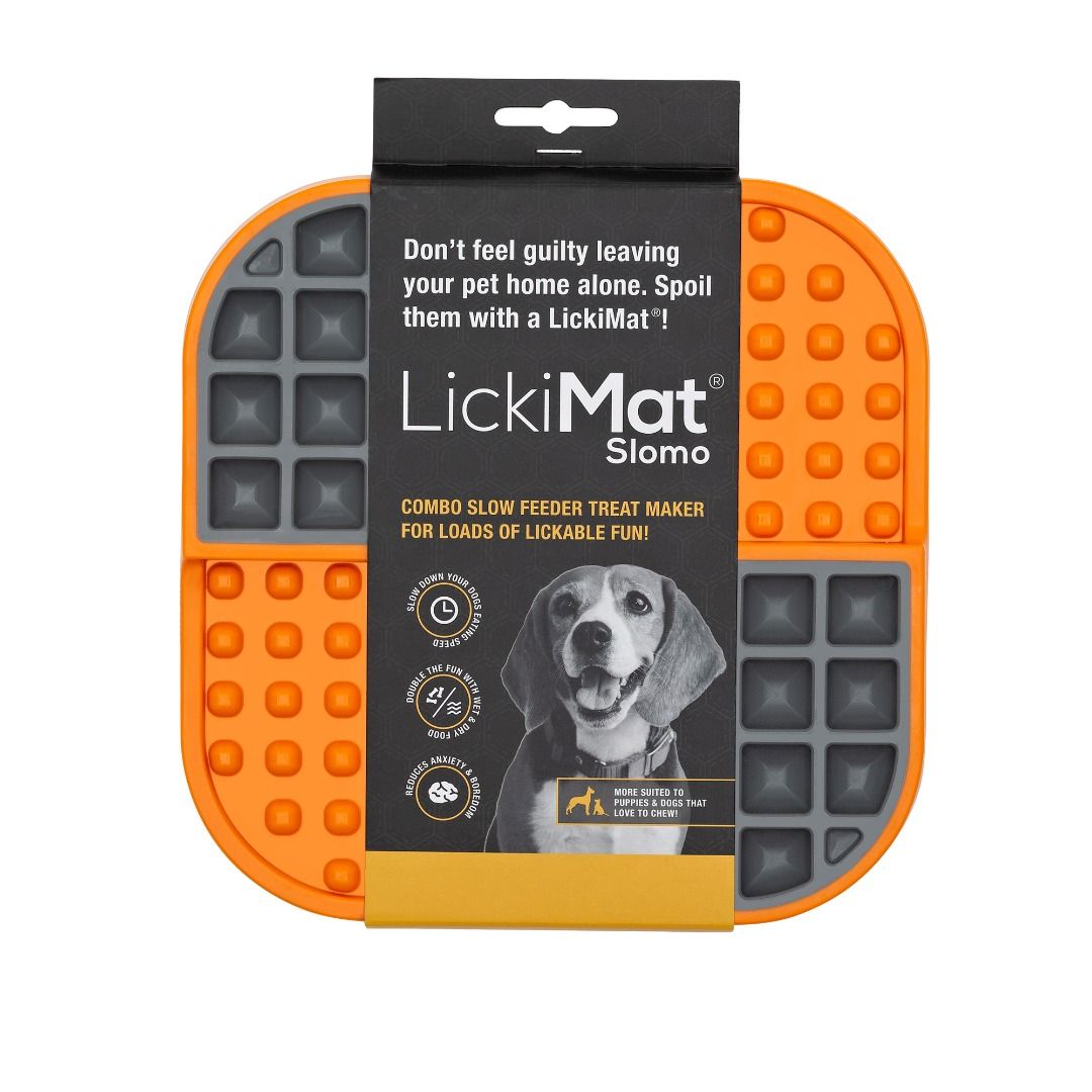 LickiMat Slomo Slow Feeder Mat Collection Lick Mat, AntiBloat & Slow