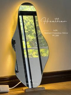 Lighted Frameless Mirror