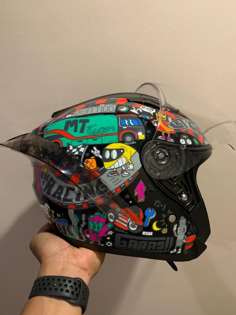 Limited Edition MT Helmet, Motorcycles, Motorcycle Apparel on Carousell