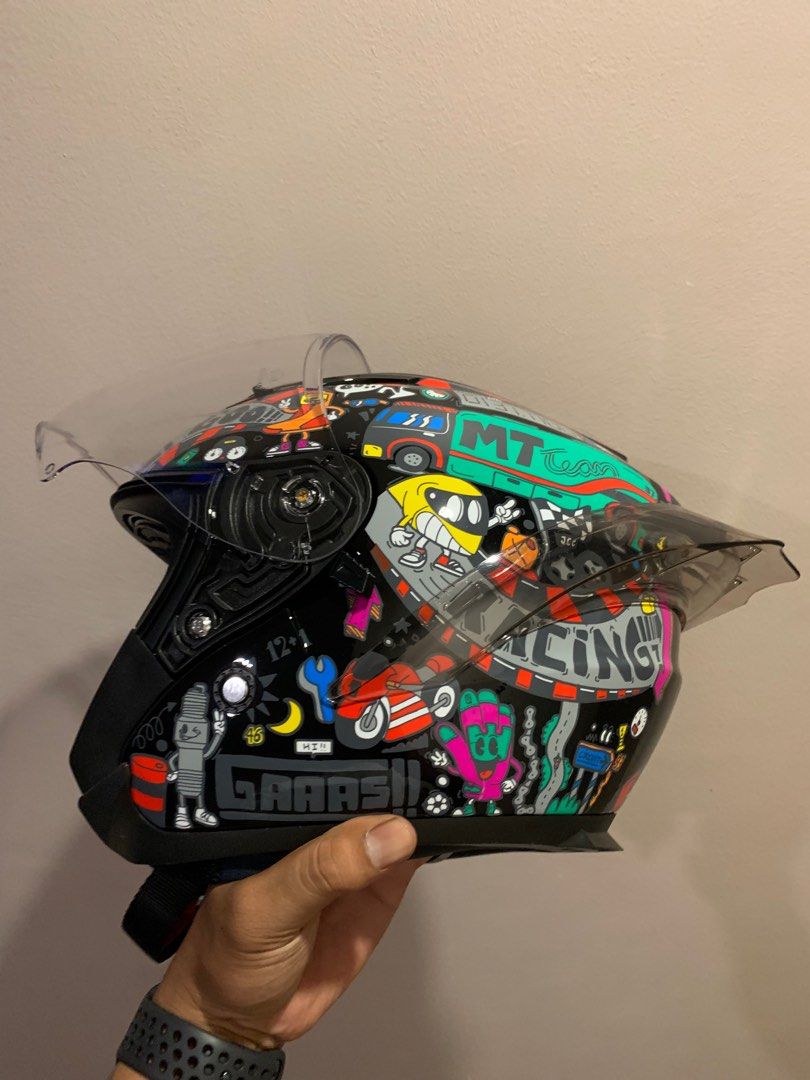 Limited Edition MT Helmet, Motorcycles, Motorcycle Apparel on Carousell