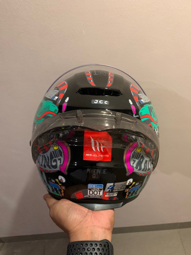 Limited Edition MT Helmet, Motorcycles, Motorcycle Apparel on Carousell