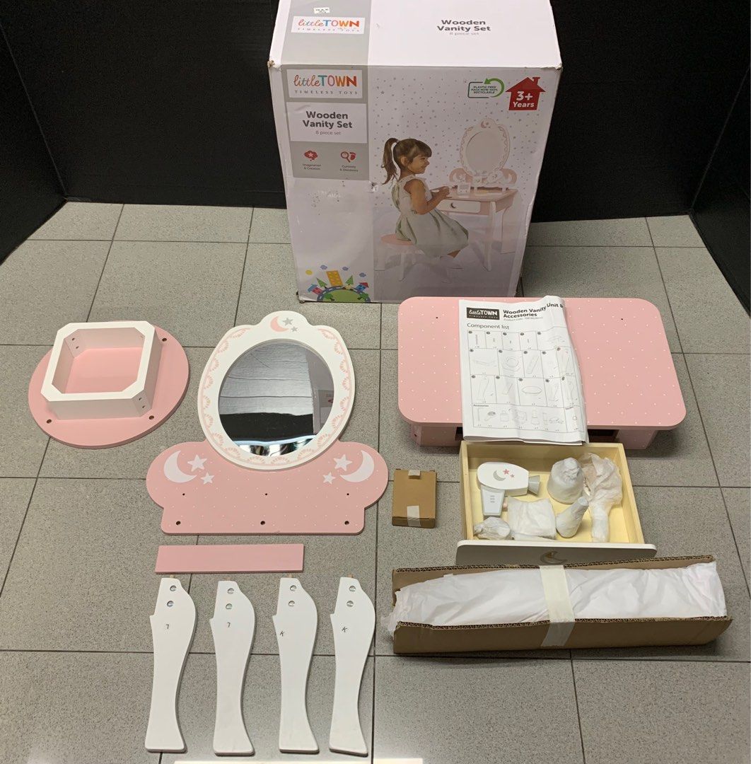 Little town vanity on sale table