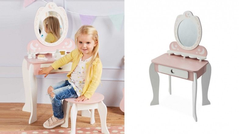 Wooden toy vanity new arrivals set