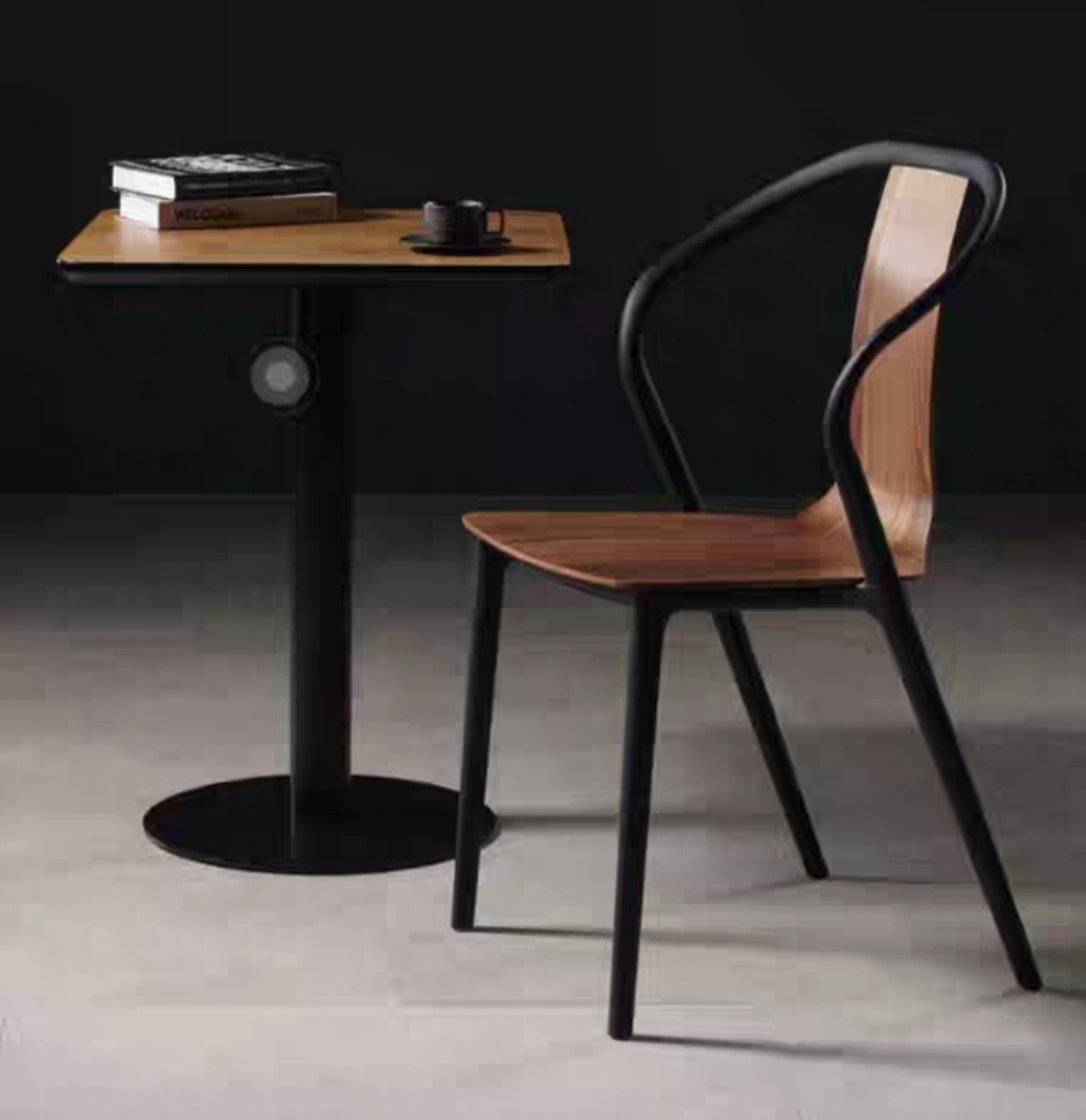 LOUIS Modern Industrial Dining Chair, Furniture & Home Living
