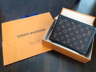 Louis Vuitton Mens Pochette Jour EMPTY Box shopping bag envelope Dust Bag