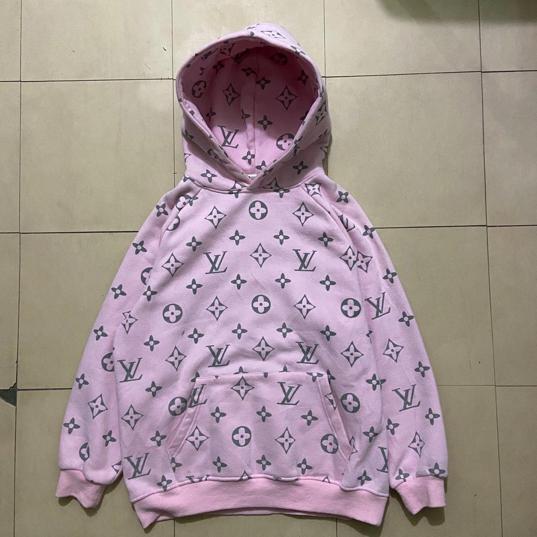 Louis Vuitton Hoodie (Pink), Men's Fashion, Activewear on Carousell