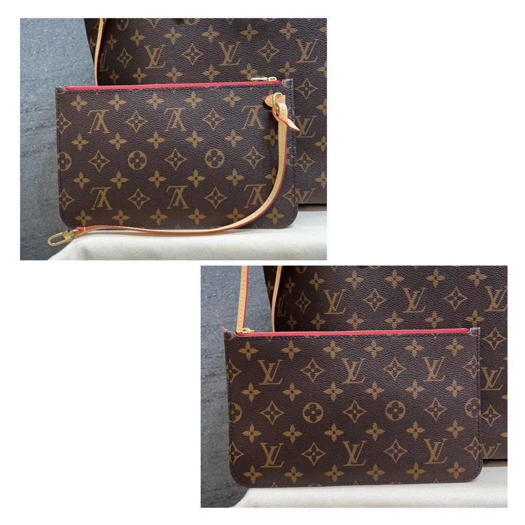 Louis Vuitton Cherry Red Monogram Neverfull Pochette GM or MM 13lz89s –  Bagriculture