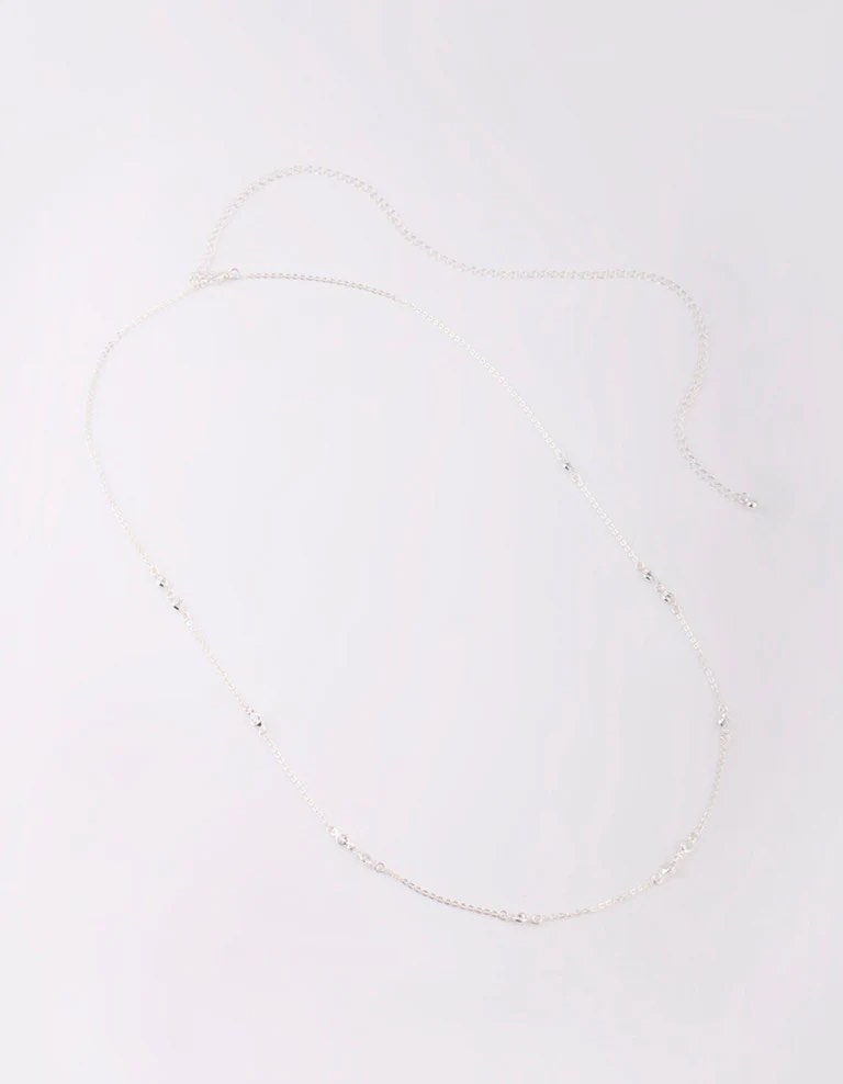 Lovisa Silver Cubic Zirconia Waist/Belly chain, Women's Fashion