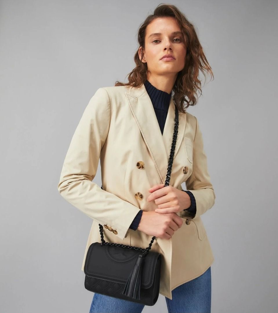 Luxuco Tory Burch Small Fleming Matte Convertible Shoulder Bag