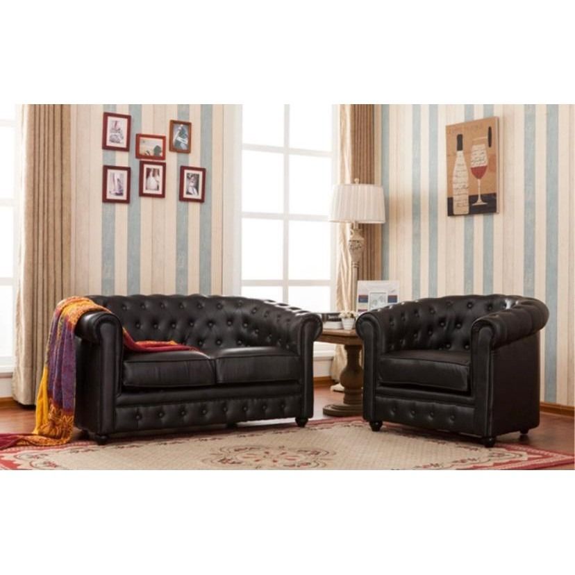 Luxury Style Sofa Set Pu Leather Suede Sofa Set, Furniture & Home Living,  Furniture, Sofas On Carousell