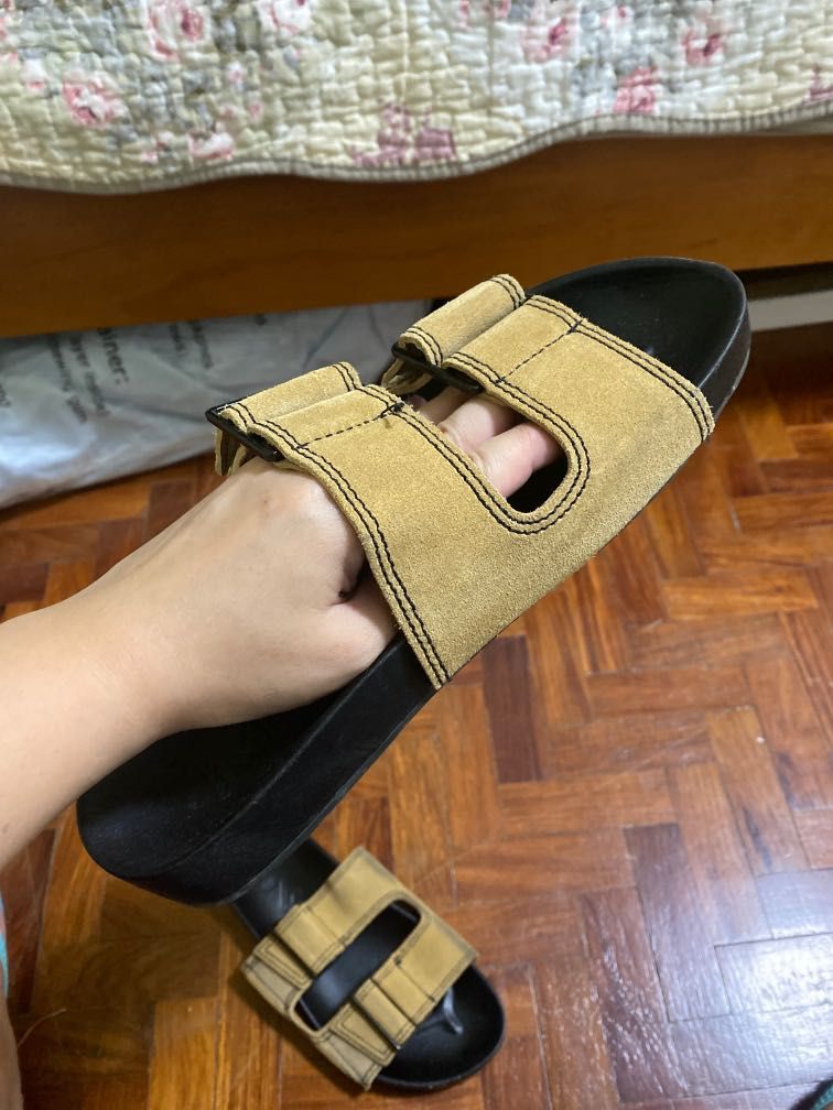 Mango birkenstock sales