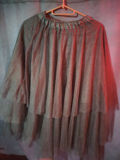 mesh gothic skirt