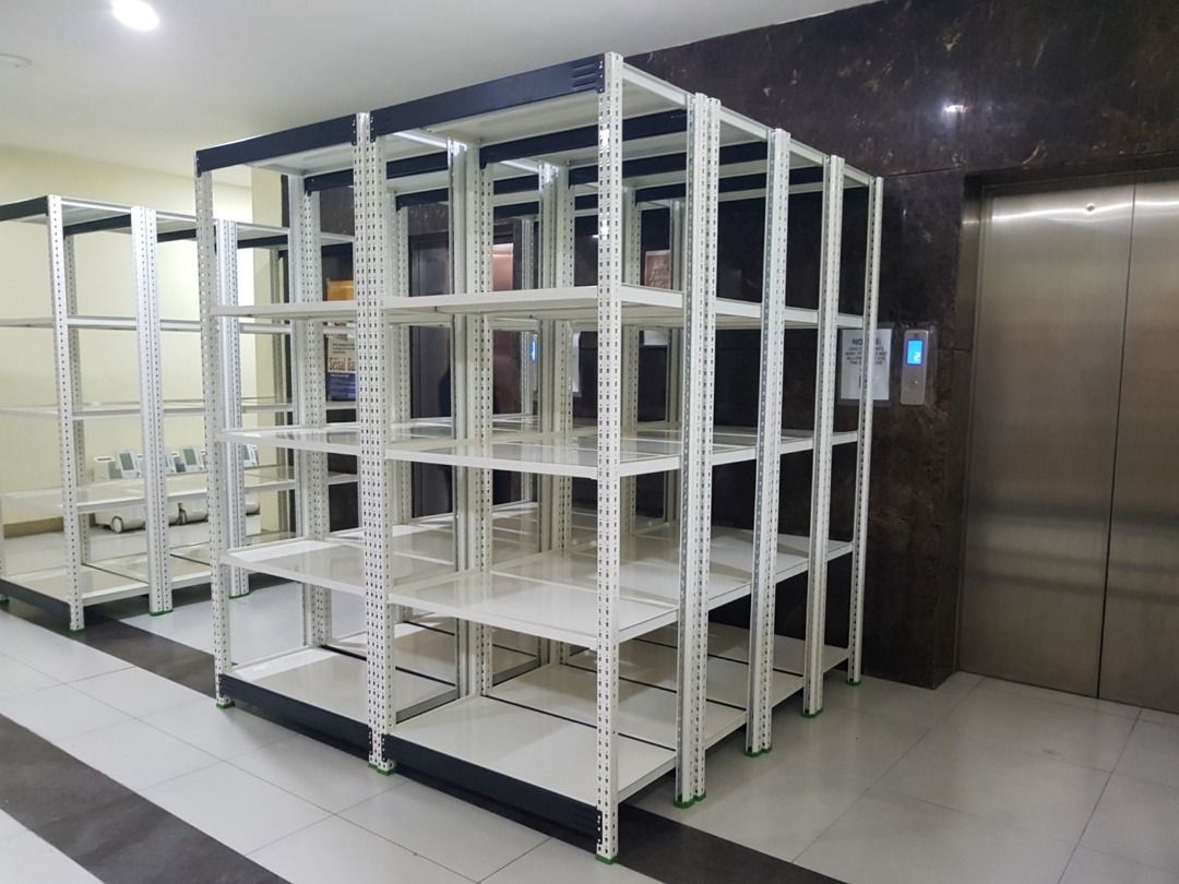 metal shelves racking standee on Carousell