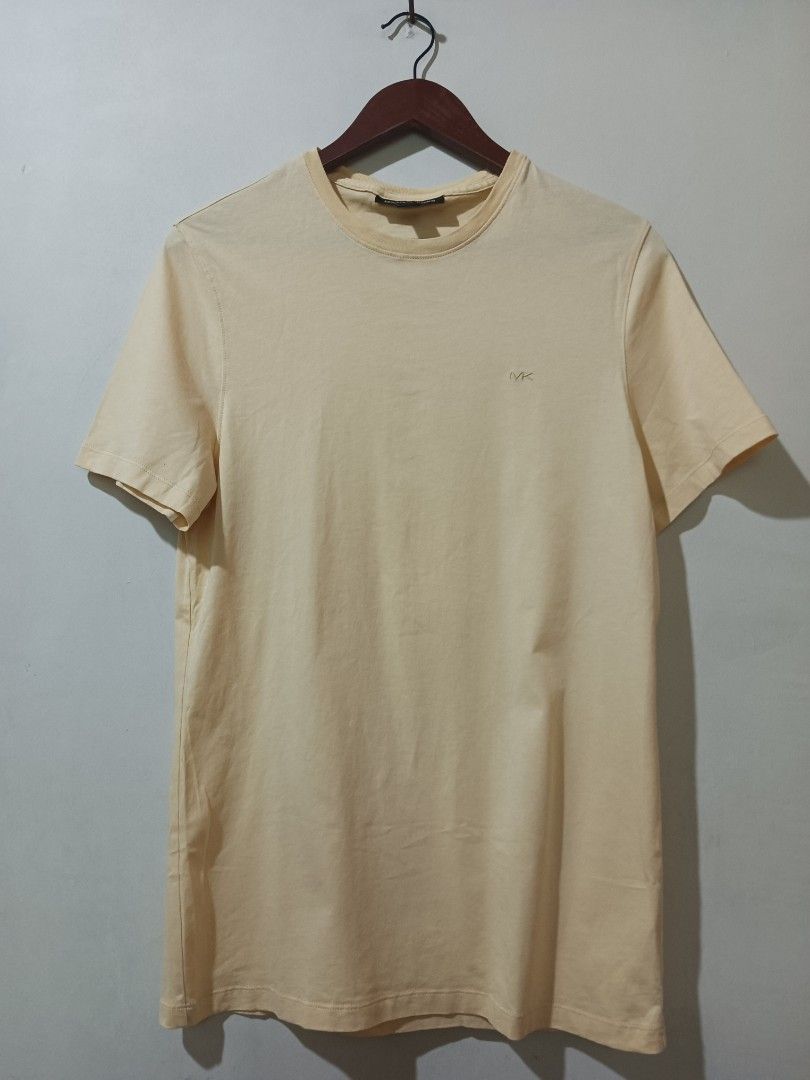 Michael Kors Yellow shirt Men s Fashion Tops Sets Tshirts