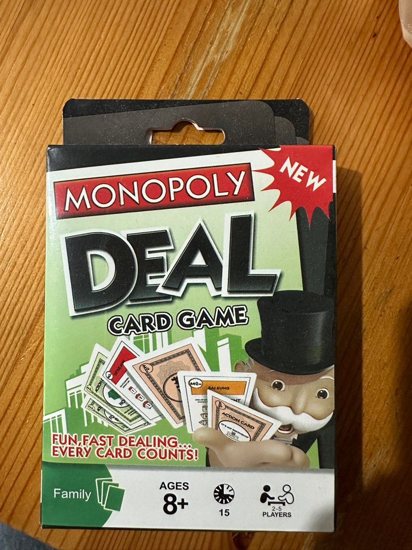 monopoly card game, 興趣及遊戲, 玩具 & 遊戲類 Carousell