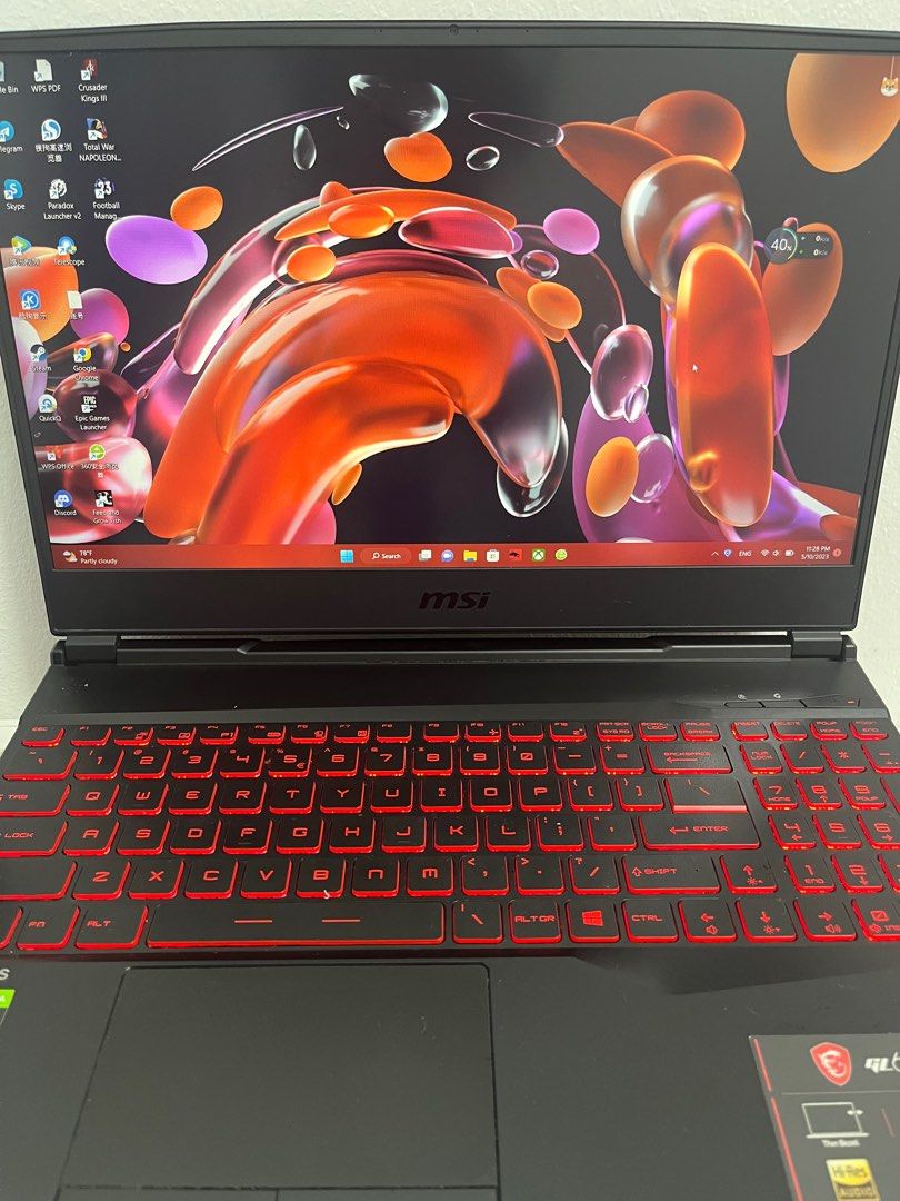 Tastiera Retroilluminata MSI Per GL65 Leopard – Layout Spagnolo QWERTY – Compatibile 10SDK/10SEK/10SDR