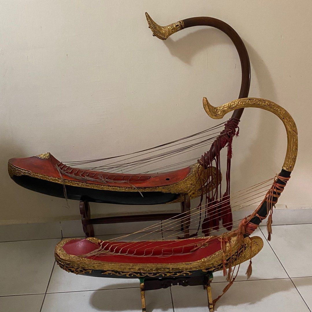 Myanmar Burmese Harp, Furniture & Home Living, Home Decor, Other Home ...