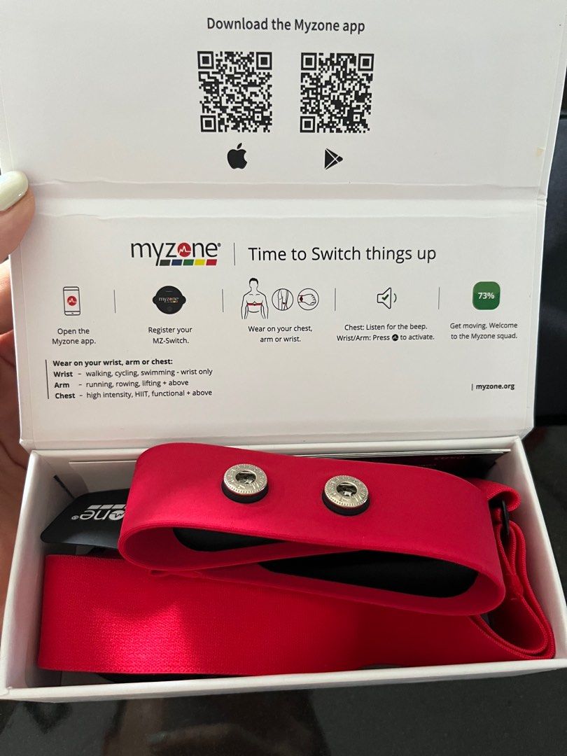 MyZone switch 3ways wearing, Mobile Phones & Gadgets, Wearables