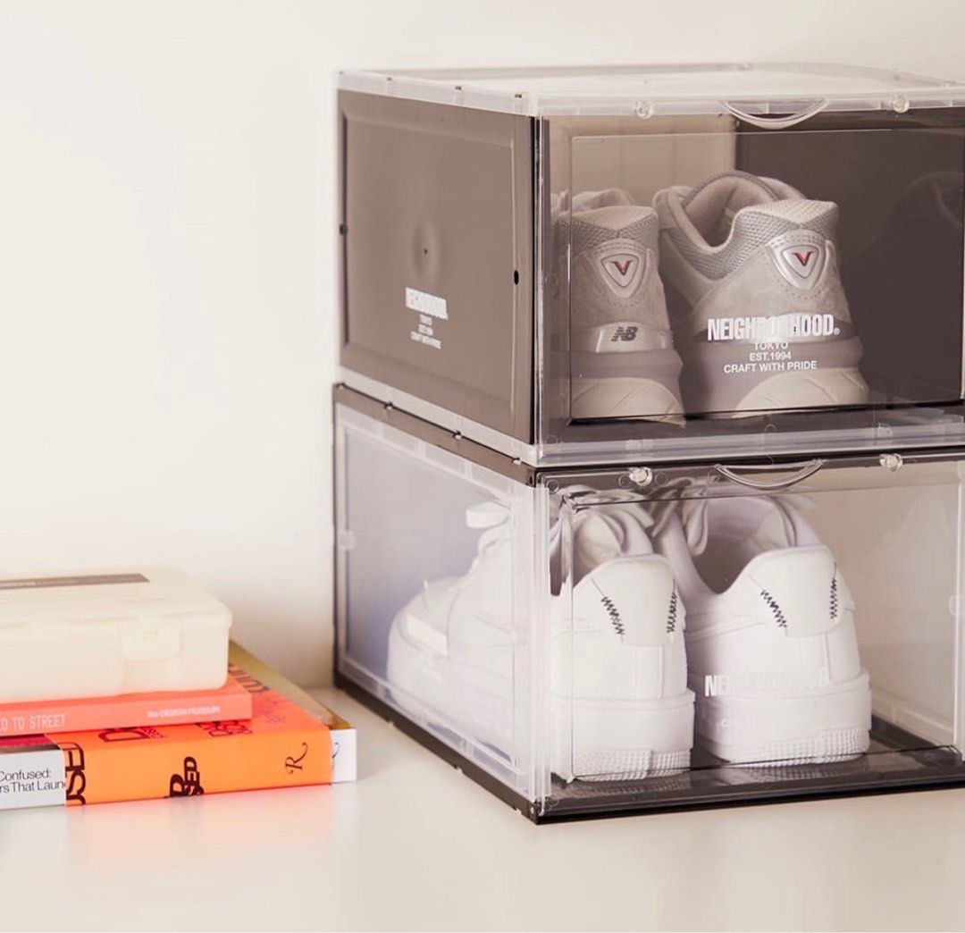 最後一個』NEIGHBORHOOD 2022SS CI / P-SNEAKER STORAGE 透明收納鞋盒