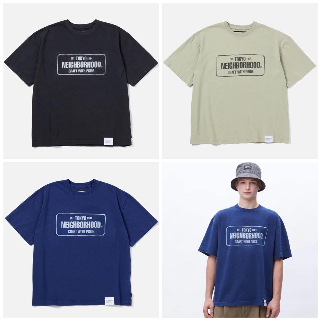 NEIGHBORHOOD SULFUR DYE CREWNECK SS . CO - Tシャツ/カットソー(半袖 