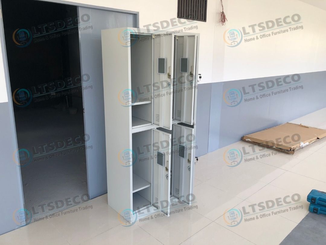 New 6 door steel locker office partition furniture, Furniture & Home ...