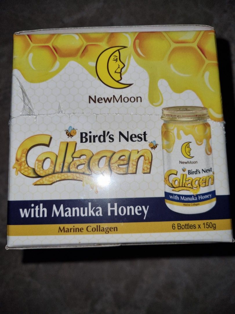 New moon collagen birds nest manuka honey, Health & Nutrition, Health