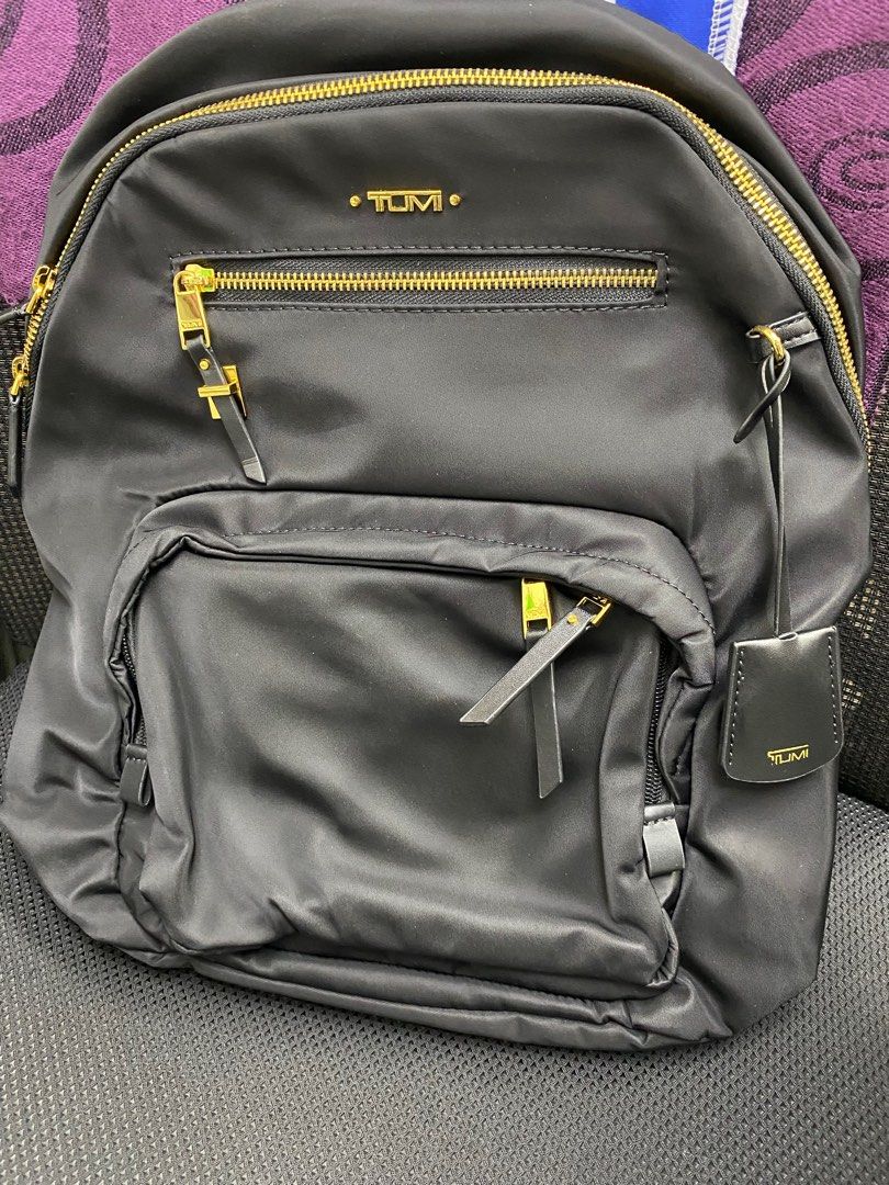 Used tumi clearance leather backpack
