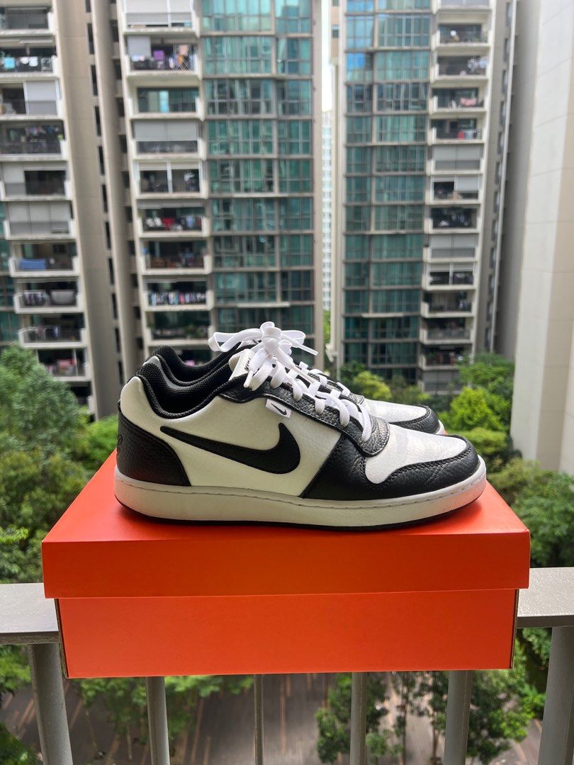 Panda Nike Ebernon Low Top Low Panda Tenis Nike Ebernon Low Branco