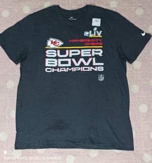 NIKE Super Bowl LIV Champs KC Chiefs Gray Shirt