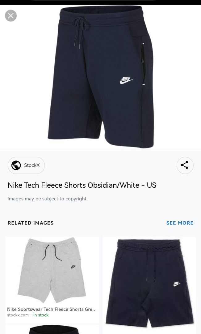mens nike obsidian shorts